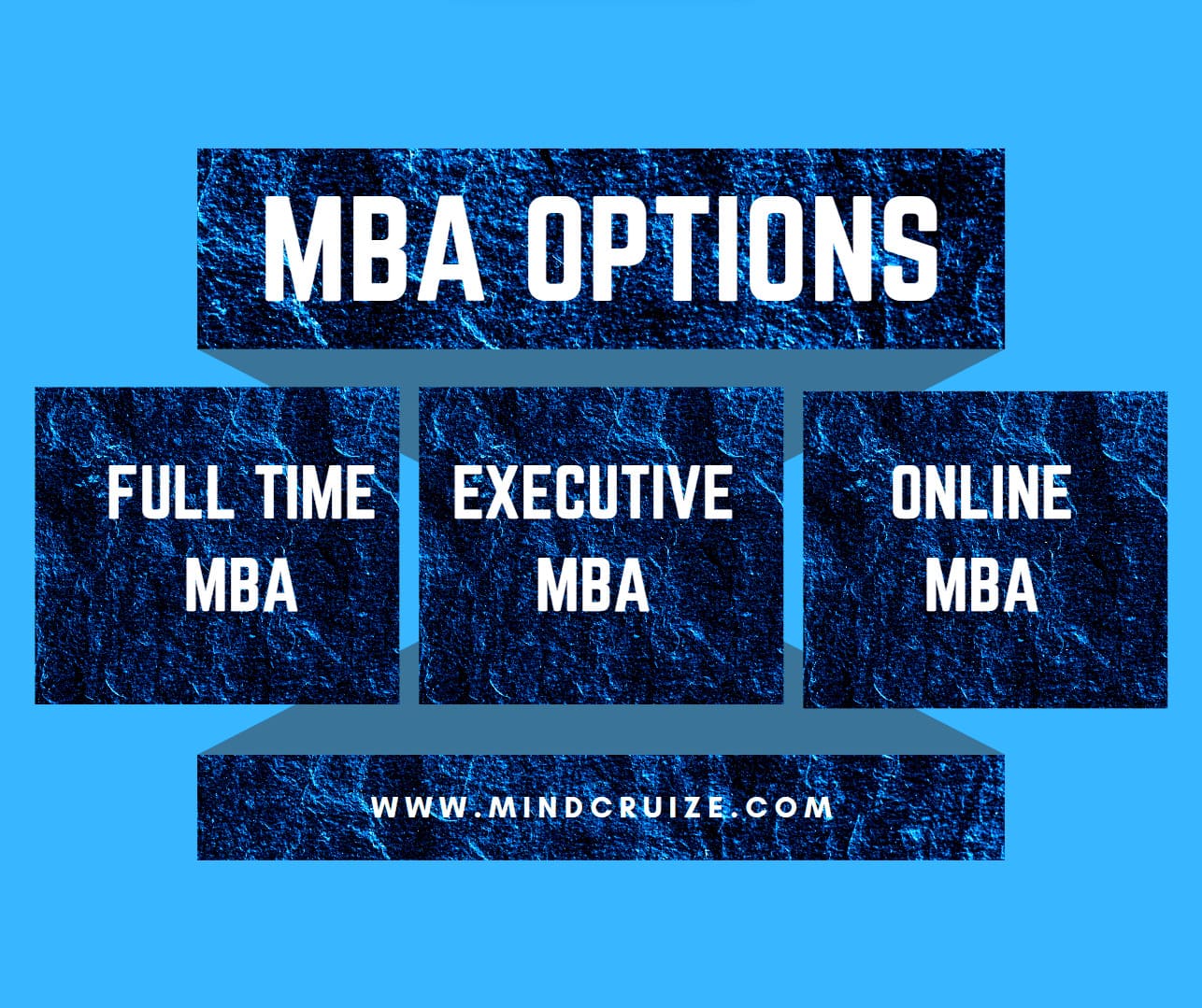MBA options - full time vs online vs executive MBA